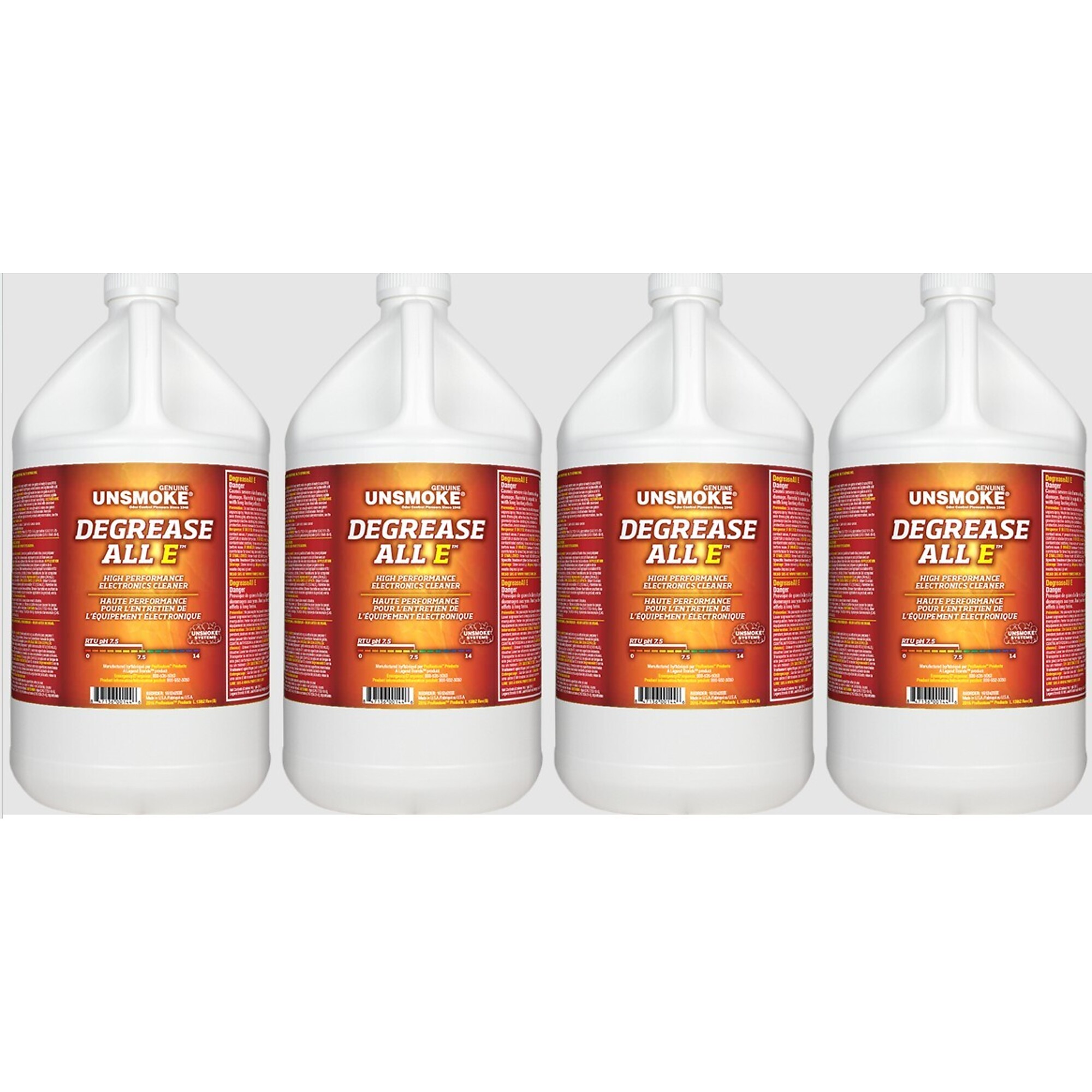 PROCHEM, Degrease-All E Model # 122780 - Four 1 gal. / 3.8 L bottles.